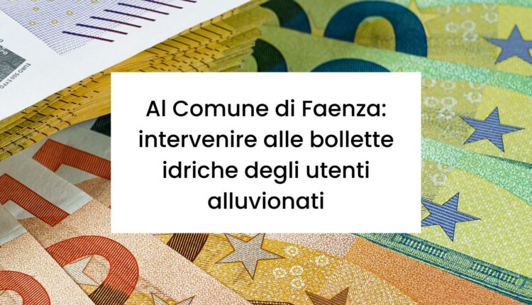 annullare bollette acqua Hera alluvionati